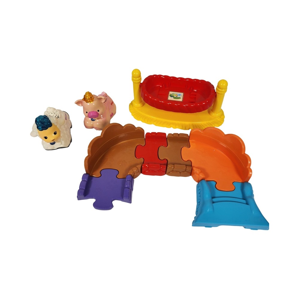 Vtech Toot Toot Animals Track,  Sheep, Pig,  Bundle Toy